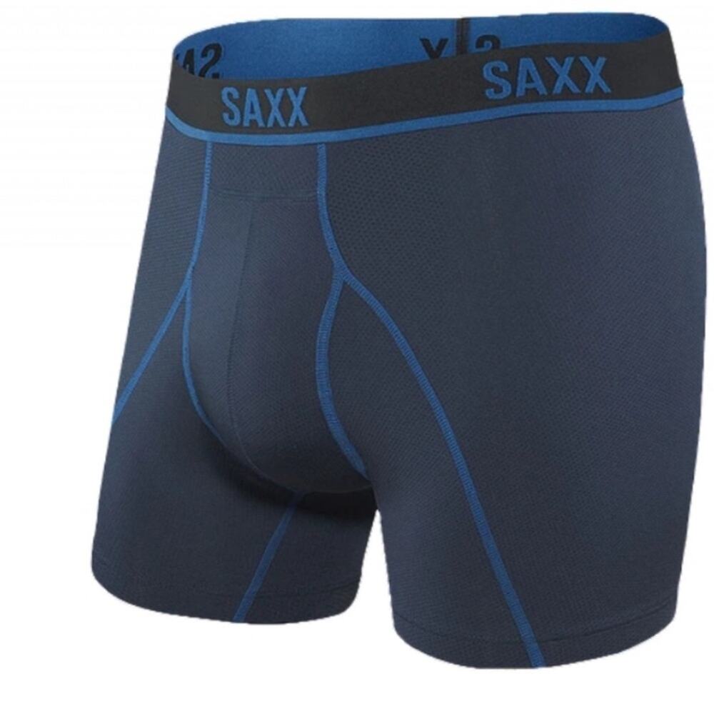 SAXX Kinetic HD Boxer Brief Ballpark Pouch Navy City Blue Underwear XXL